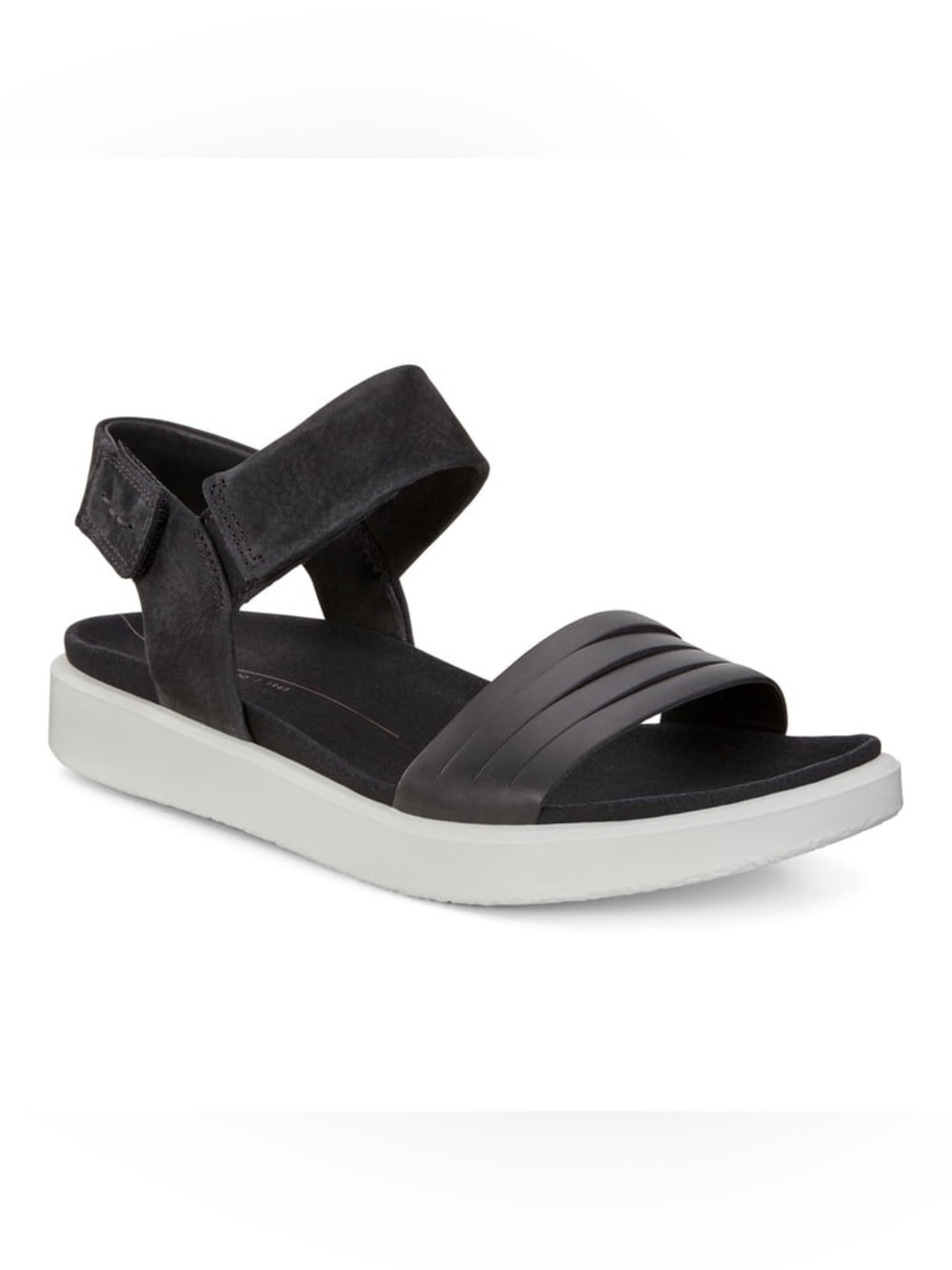 ECCO Women's Flowt Flat Sandal Black